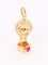 Pendentif charms montgolfière or jaune