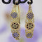 Boucles d'oreilles Boucles d'oreilles poissardes émail or jaune 58 Facettes 25-105