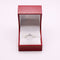 Bague Solitaire or blanc 18k, diamant 0,25 carat 58 Facettes