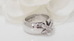 Bague 51 Bague Chaumet double Liens en or blanc et diamants 58 Facettes 32176