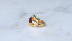 Bague 54 Bague vintage or jaune, rubis 1,94 ct, diamants 58 Facettes
