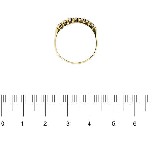 Bague Bague Riviera avec diamants de 0,38 ct 58 Facettes 32218