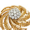 Broche Broche Cartier en or jaune et diamants. 58 Facettes 31850