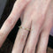 Bague 50 Bague d'éternité en diamant baguette en or 58 Facettes