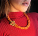 Collier Collier corail, fermoir en or jaune 58 Facettes