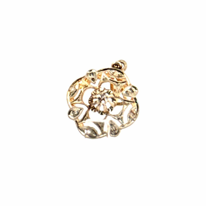 Pendentif Pendentif Vintage ors jaune et blanc, diamants 58 Facettes 2DPE-GS34716-2