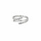 Bague 54.5 Bague or blanc diamants 58 Facettes LP1019