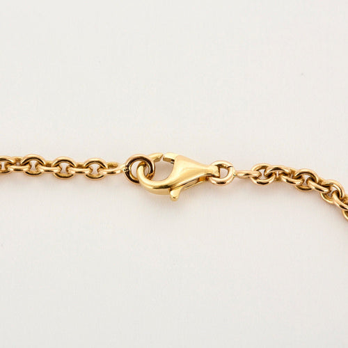 Collier Chaine or jaune maille jaseron 58 Facettes SQU32661