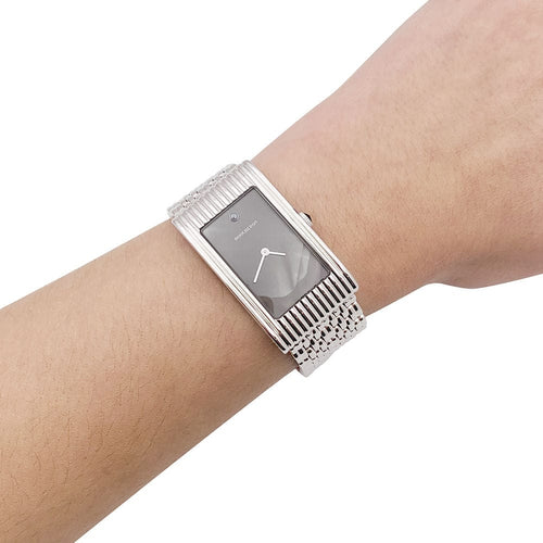 Montre Montre Boucheron "Reflet Large" acier. 58 Facettes 33780