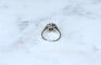Bague 55.5 Bague Marguerite Ancienne Perle Bouton et Diamant 58 Facettes