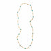 Collier Sautoir Vintage Turquoises Or Jaune 58 Facettes C134