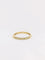 Bague 54 Demi alliance vintage or diamants jaunes 58 Facettes J184