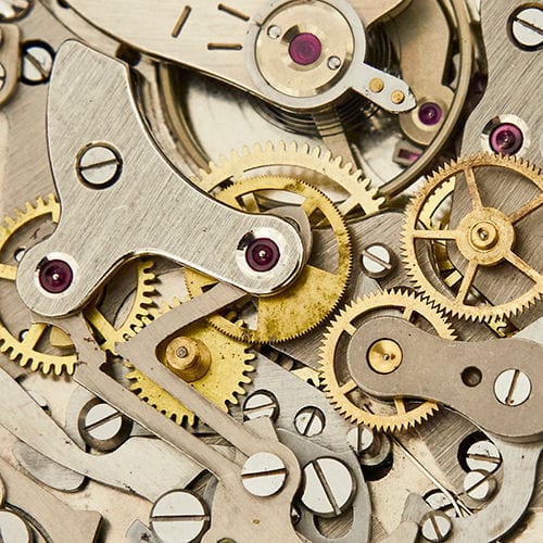 Montre Montre chronographe en or rose 58 Facettes 36314