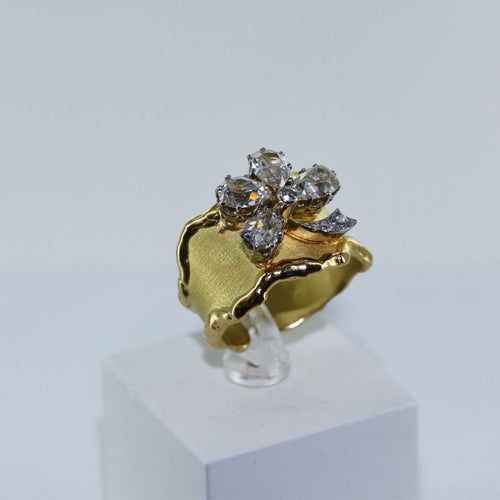 Bague 60 Bague trèfle en diamant 58 Facettes