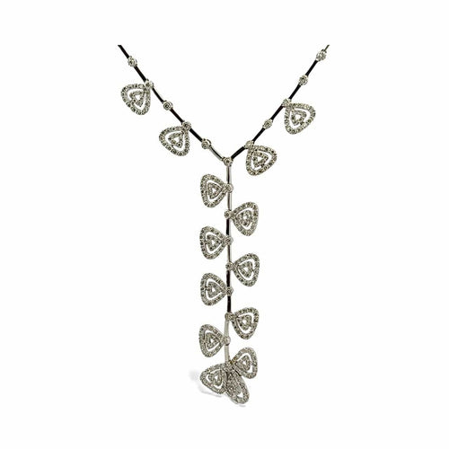 Collier Collier cocktail or 18 carats et diamants 58 Facettes