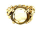 Bague POMELLATO. Collection "Lola", bague or jaune 18K et quartz lemon 58 Facettes