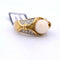Anello oro giallo con corallo 58 Facettes