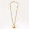 Collier CHOPARD Happy Diamonds collier en or jaune, saphir et diamant 58 Facettes B250560