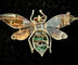 Broche Broche ancienne abeille en argent sur or 58 Facettes