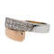 Bague 52 Bague Or blanc, Or rose Diamant 58 Facettes 2729081CN