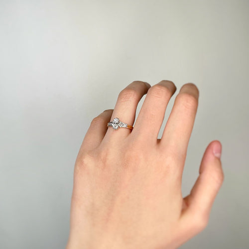 Bague 52 Bague - Or Et Diamants 58 Facettes 250012R