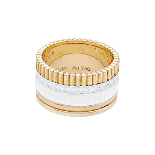 Bague 54 Bague BOUCHERON, "Quatre White Edition". 58 Facettes 34976