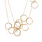 Ginette NY - sautoir Thirteen Circles Or rose 58 Facettes