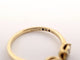 Bague 54 bague juliette juju j0306y 5mm en or jaune 18k & diamants 0.25ct 58 Facettes 267116