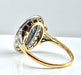 Bague 53 Bague or jaune, or blanc, saphir 3,48 carats et diamants 58 Facettes AB396