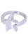Bague 51 BAGUE ÉTOILE DIAMANTÉE 58 Facettes 082991
