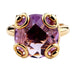46 GUCCI ring - Horsebit ring in yellow gold and amethyst 58 Facettes 160447J85705010
