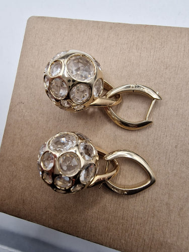 Boucles d'oreilles Pomellato - Boucles d’oreilles Harem en or jaune 18k et cristal de roche 58 Facettes