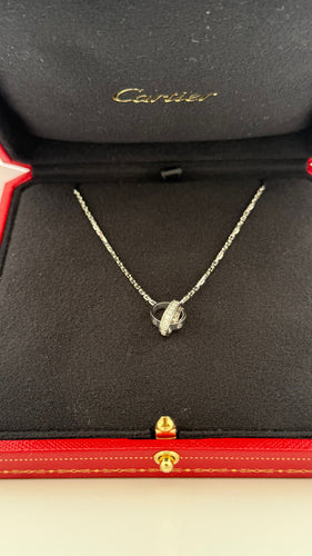 Collier Collier Cartier LOVE or gris et diamants 58 Facettes