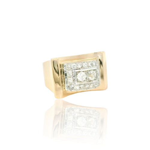 Bague 51.5 Bague de char rétro 58 Facettes