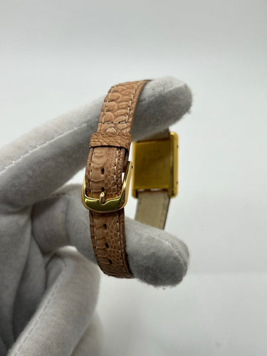 Montre Tank Must Vermeil Trinity 58 Facettes