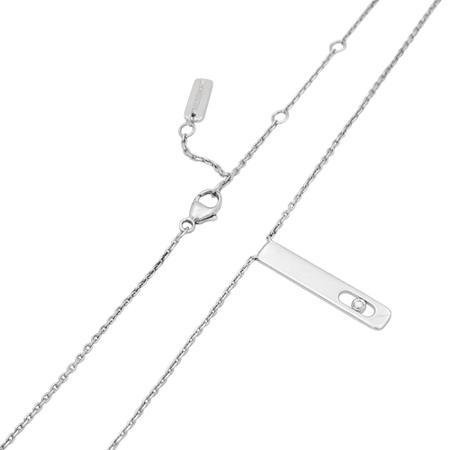 Collier Collier Messika, "Mon Premier Diamant", ou blanc, diamant. 58 Facettes 34537