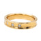 Bague 54 Bague Demi-alliance Or jaune Diamant 58 Facettes 3261222CN