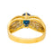 Bague 51 Bague Or jaune, Or blanc Saphir, Diamant 58 Facettes 4573819CN
