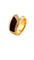 Bague Bague vintage or jaune et diamants , bois et ivoire 58 Facettes