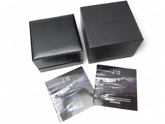 Montre montre CHANEL j12 h5695 quartz 33 mm ceramique & bracelet cuir 58 Facettes 270890