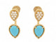 Boucles d'oreilles boucles d'oreilles BOUCHERON serpent boheme or 18k diamant 0.16ct turquoise 58 Facettes 271373