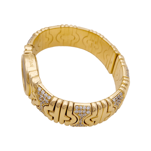 Montre Montre Bulgari,"Parentesi", en or jaune, diamants. 58 Facettes 34553