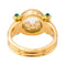 Bague 52 Chopard Bague  Happy Diamonds  Or jaune Diamant, Emeraude 58 Facettes 4322637RV