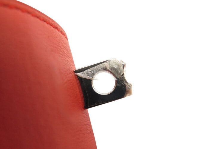 Collier bracelet HERMES collier de chien medor cdc 16cm cuir swift rouge palladie 58 Facettes 268025