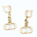 Boucles d'oreilles Boucles d'oreilles CD en or jaune 58 Facettes E361399A