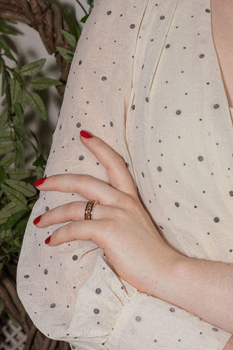 Bague 53 Bulgari Bague B.Zéro1 Or rose, Céramique 58 Facettes 4167002RV