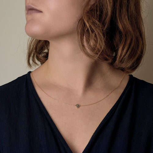 Collier Collier Morganne Bello or jaune et améthystes. 58 Facettes