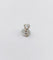 Puce d'oreille SEULE vintage or blanc et diamant de 0.38 carat 58 Facettes A06242