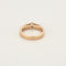 Bague 54,5 Bague jonc en or rose et diamants 58 Facettes CAL22182
