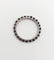 Bague 56 Alliance américaine art deco or blanc 14k saphirs bleus naturels 58 Facettes A06112